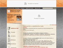 Tablet Screenshot of mobiliariosgalli.com